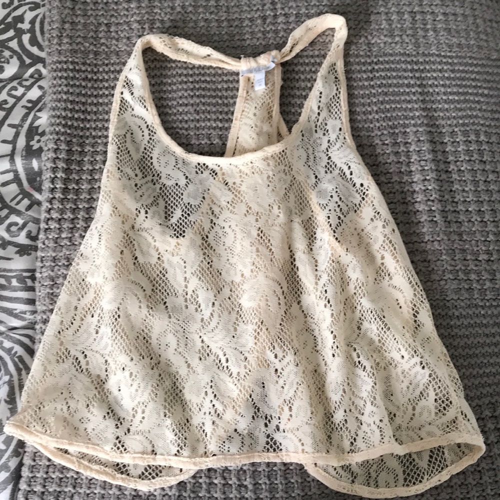 Cream Tank Top